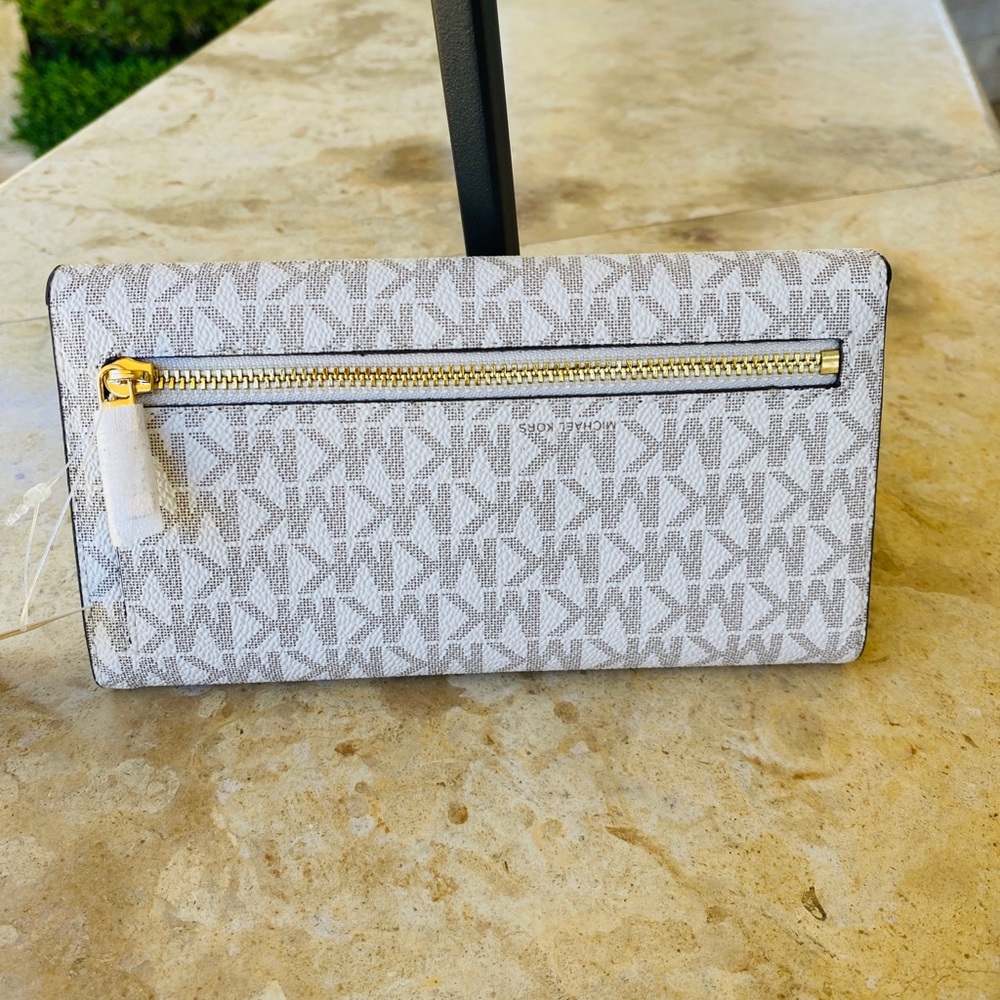 NWT Michael Kors jet set handbag&wallet vanilla - Picture 14 of 16